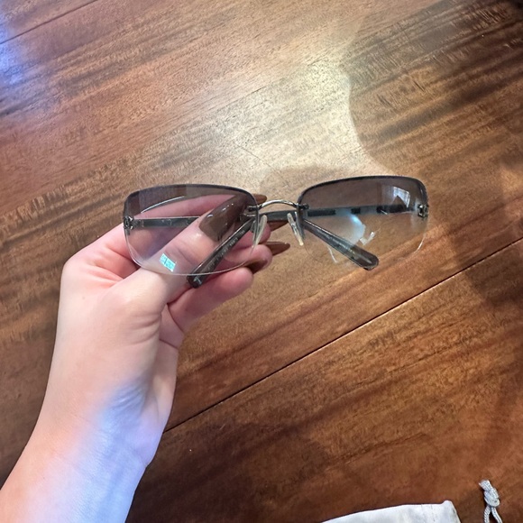 Chanel Vintage Rimless Sunglasses - Picture 2 of 8